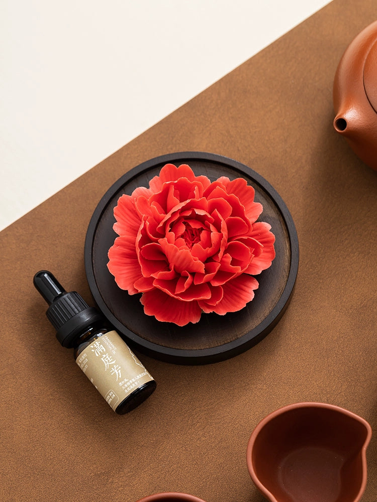 National color incense blessing set tea set | A pot of four glasses × aromatherapy essential oils