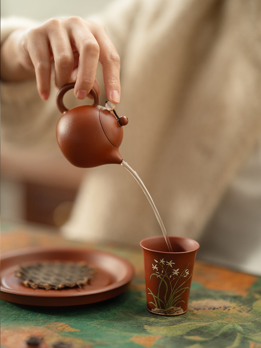 Small-capacity handmade Yixing ore small coal kiln red mud