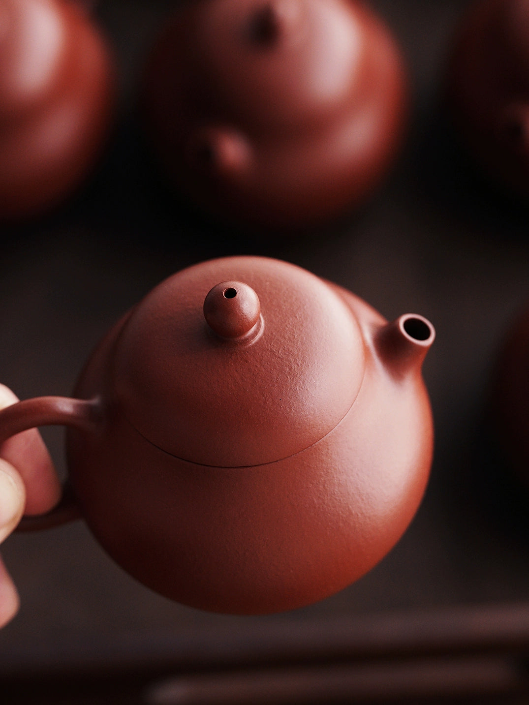 Yixing original ore purple clay teapot sketch kung fu tea set for one person handmade teapot 100cc