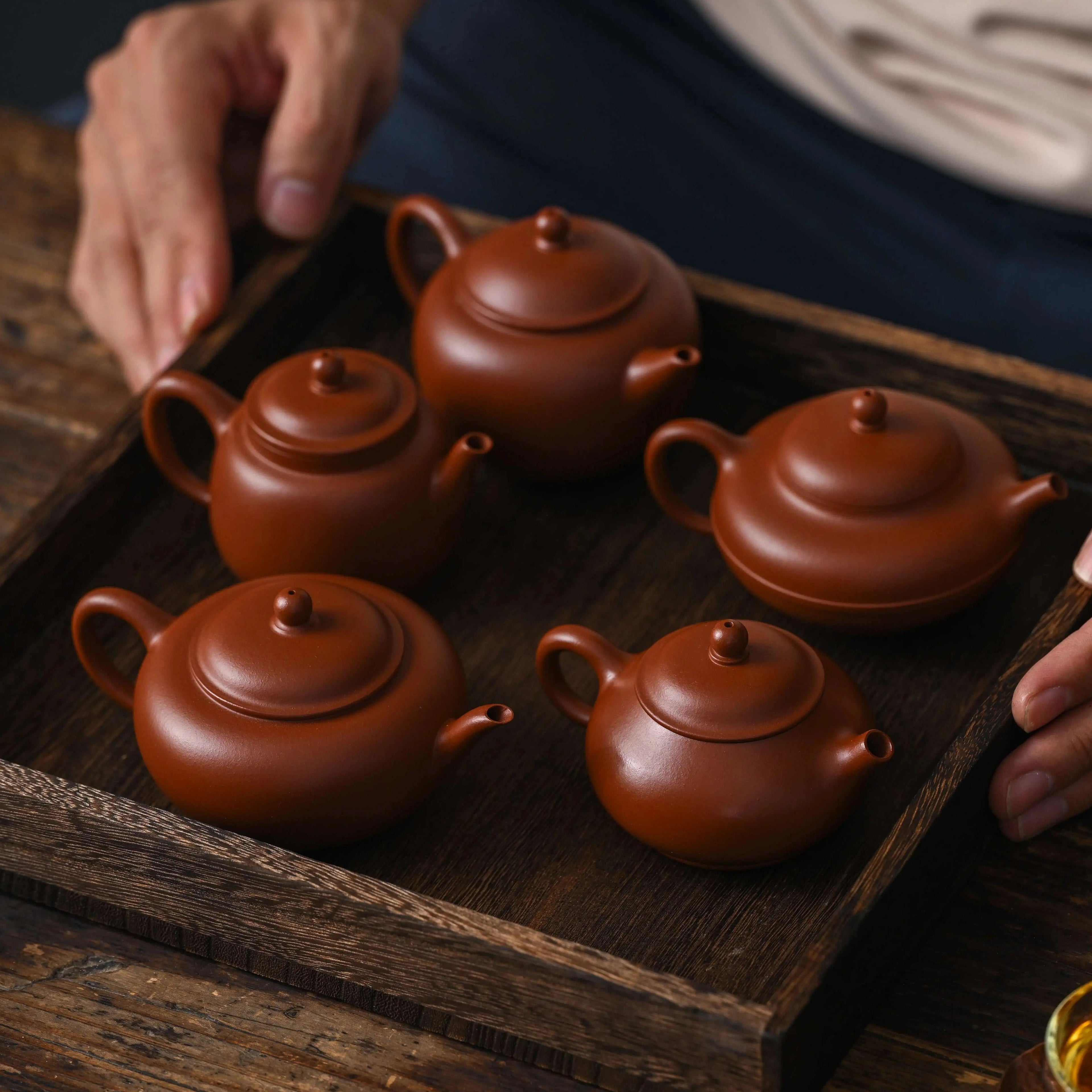 Yixing purple clay pot with zero addition of raw ore