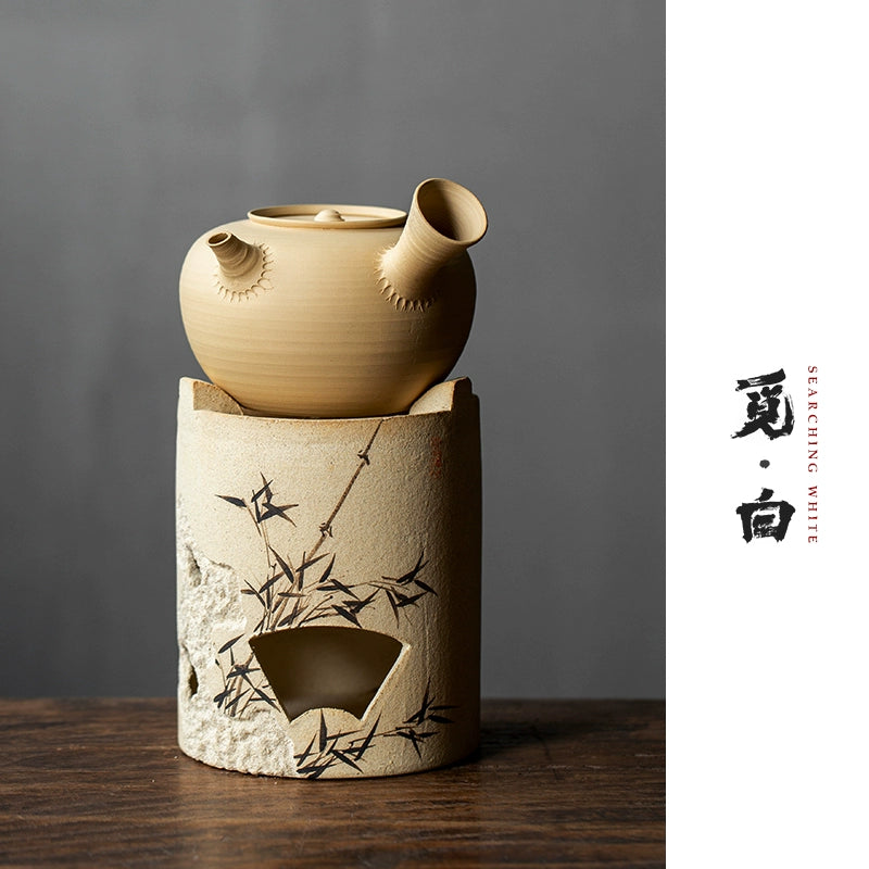 Pure manual charcoal stove for boiling water   Chaozhou Gongfu Tea Road