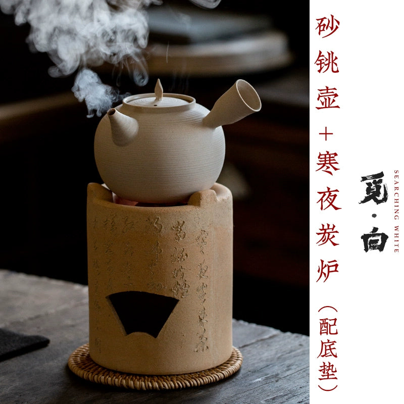 Pure manual charcoal stove for boiling water   Chaozhou Gongfu Tea Road