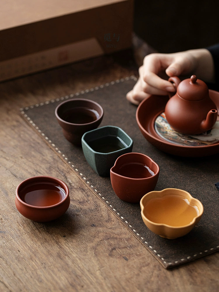 Purple sand five-fu cup master tea cup