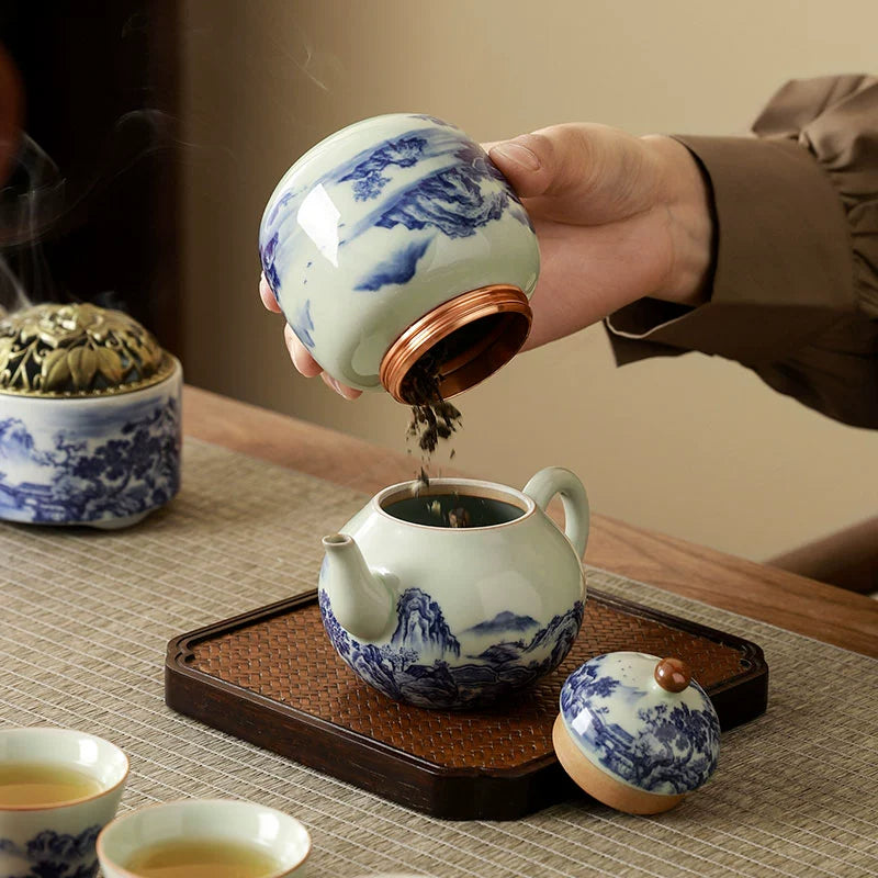 Tea Set Forbidden City Cultural Creation Accompanying Hand Gift