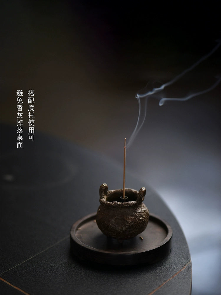 Copper incense burner Chinese retro incense burner decoration incense holder