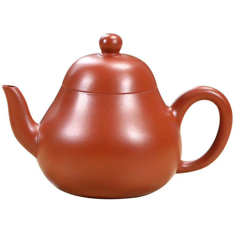Thin body purple clay teapot 90ml, a pot, a cup of red clay, pear-shaped teapot, tea set