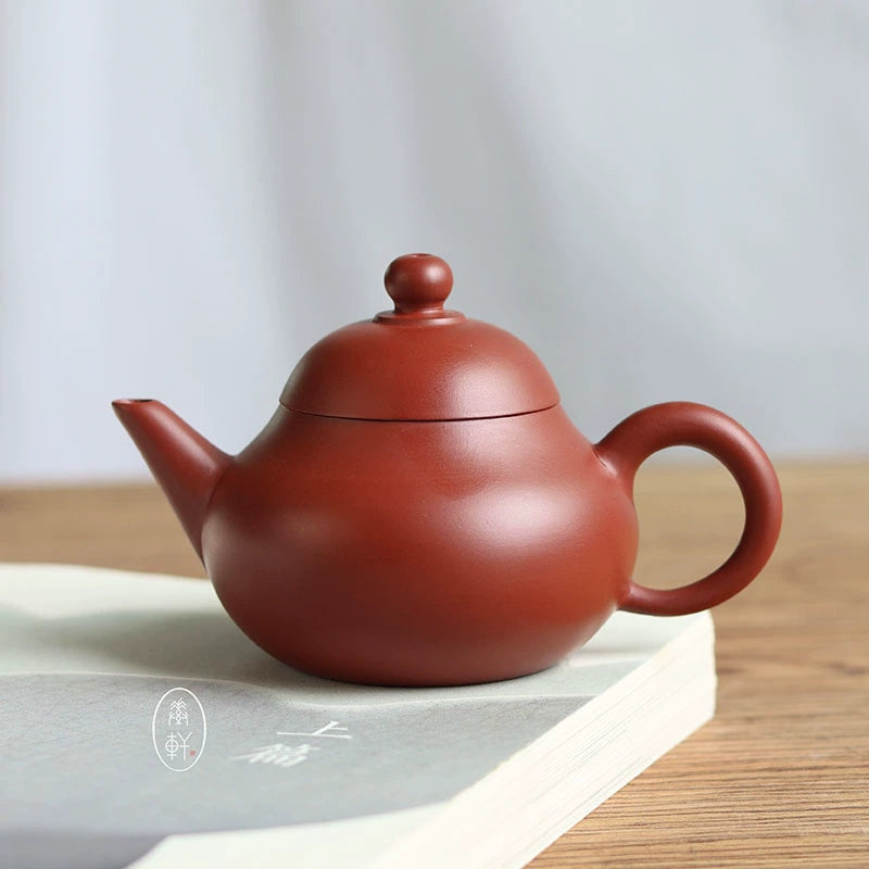 Small pear pot, pear-style pot, Chaoshan Kung Fu teapot, single pot, small Kung Fu tea set, tea Mengchen, Yixing purple sand teapot
