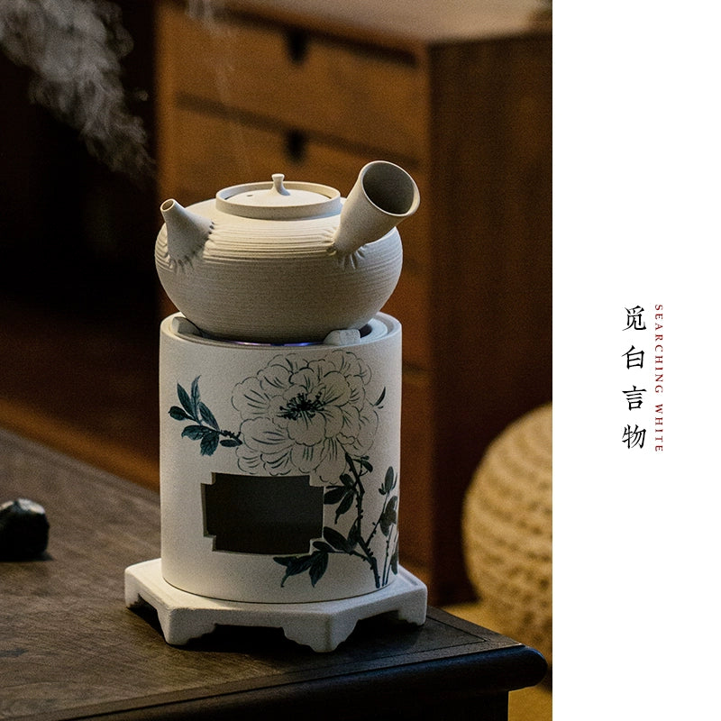 Pure manual charcoal stove for boiling water   Chaozhou Gongfu Tea Road