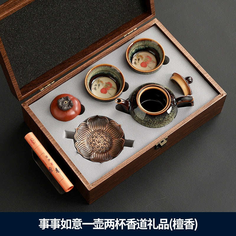 Tea sets, practical gifts, accompanying gifts, seeing guests off.