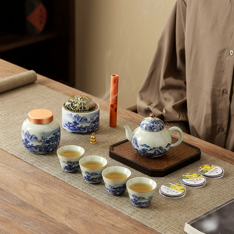 Tea Set Forbidden City Cultural Creation Accompanying Hand Gift