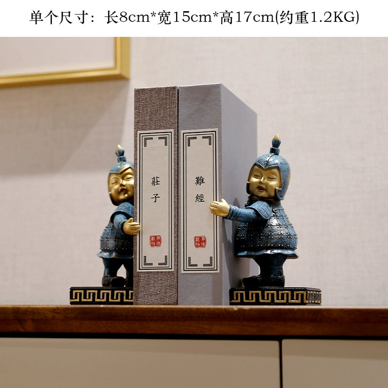 Fat terracotta warriors decoration office TV wine cabinet Wenchuang Xi'an souvenir living room porch crafts