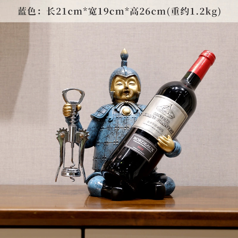 Fat terracotta warriors decoration office TV wine cabinet Wenchuang Xi'an souvenir living room porch crafts