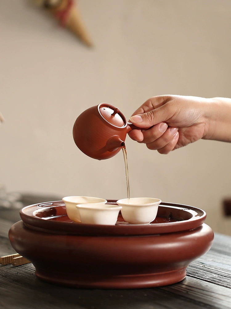 Hand-pulled kung fu teapot    side handle pot filter tea set tea maker