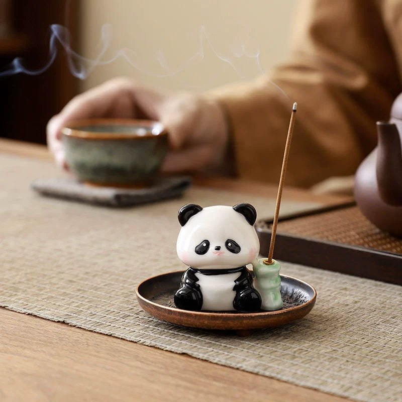 Panda Wenchuang Tea Set Gift Box with Hand Gift