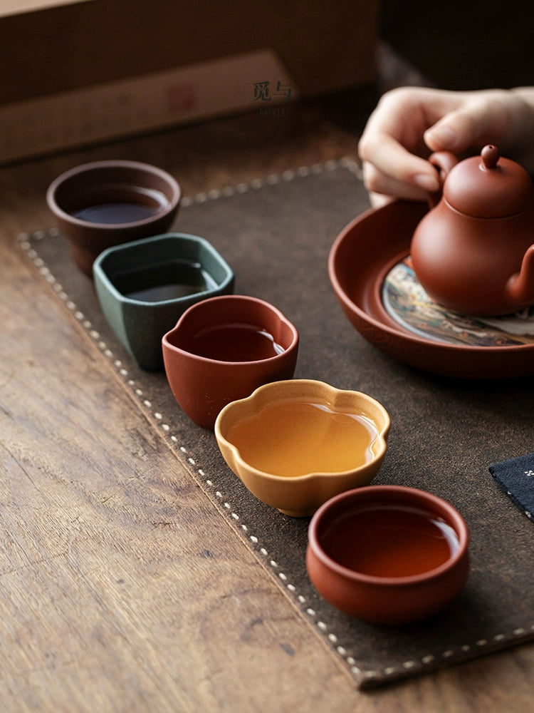 Purple sand five-fu cup master tea cup