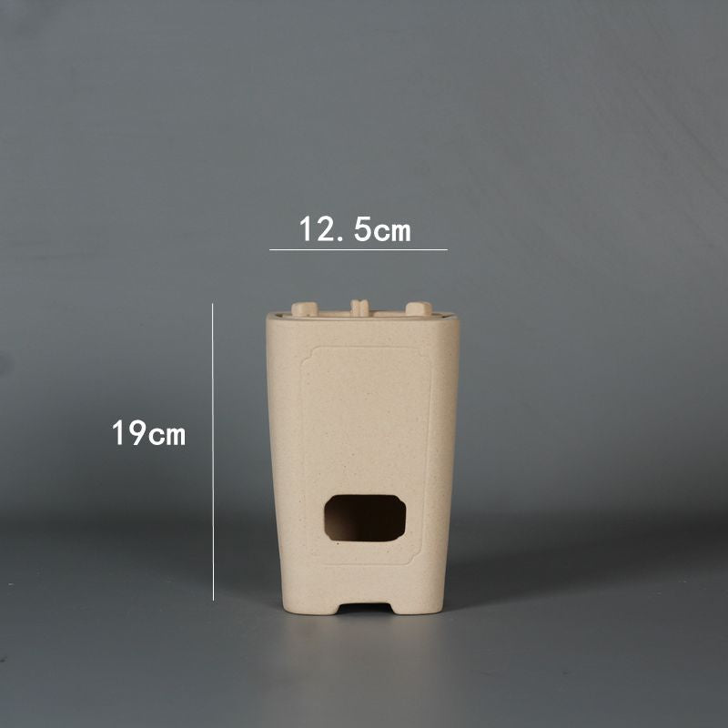 Japanese white clay handmade charcoal stove tea stove boiling water shell