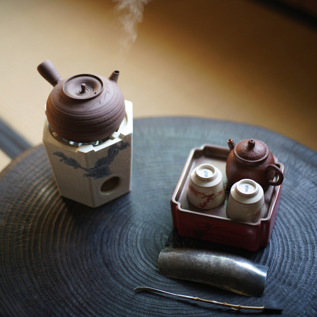 Carbon stove carbon stove pure handmade white mud wind stove charcoal tea stove solid alcohol stove