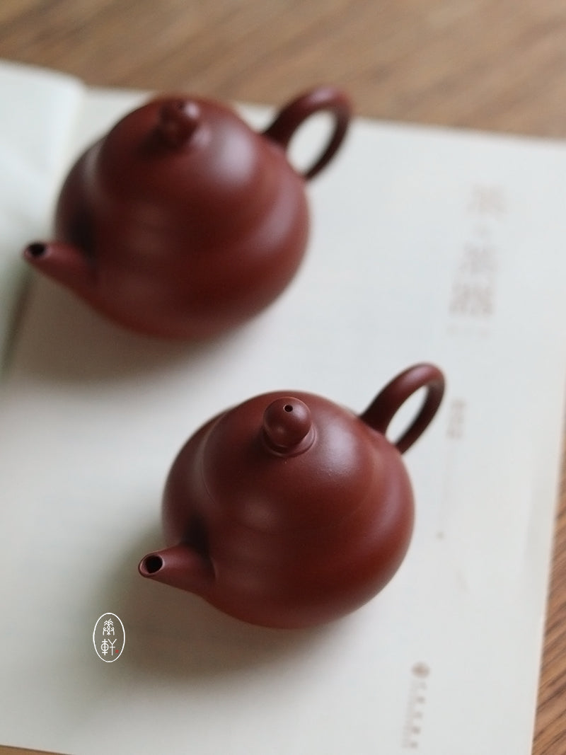Small pear pot, pear-style pot, Chaoshan Kung Fu teapot, single pot, small Kung Fu tea set, tea Mengchen, Yixing purple sand teapot