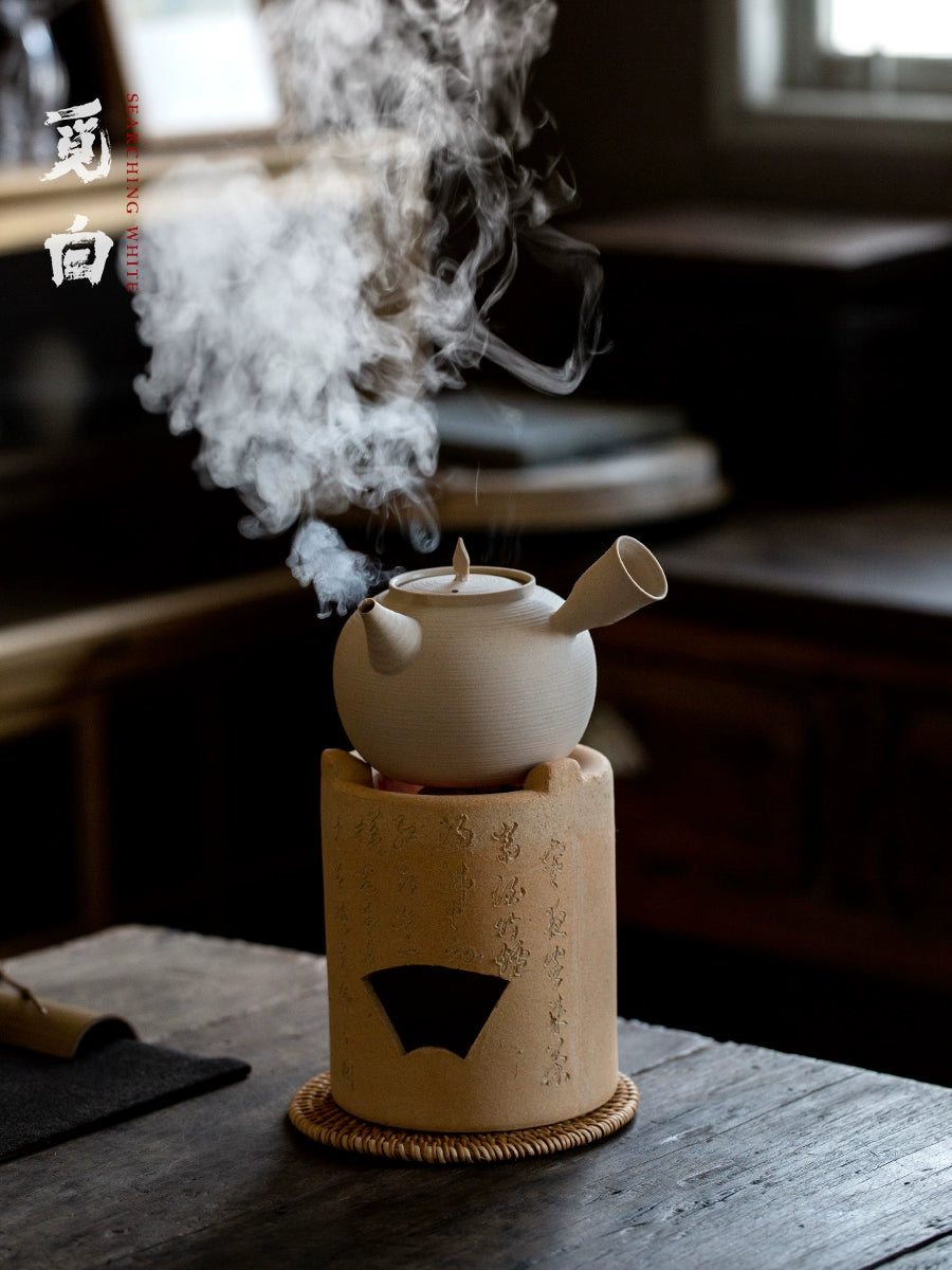 Pure manual charcoal stove for boiling water   Chaozhou Gongfu Tea Road