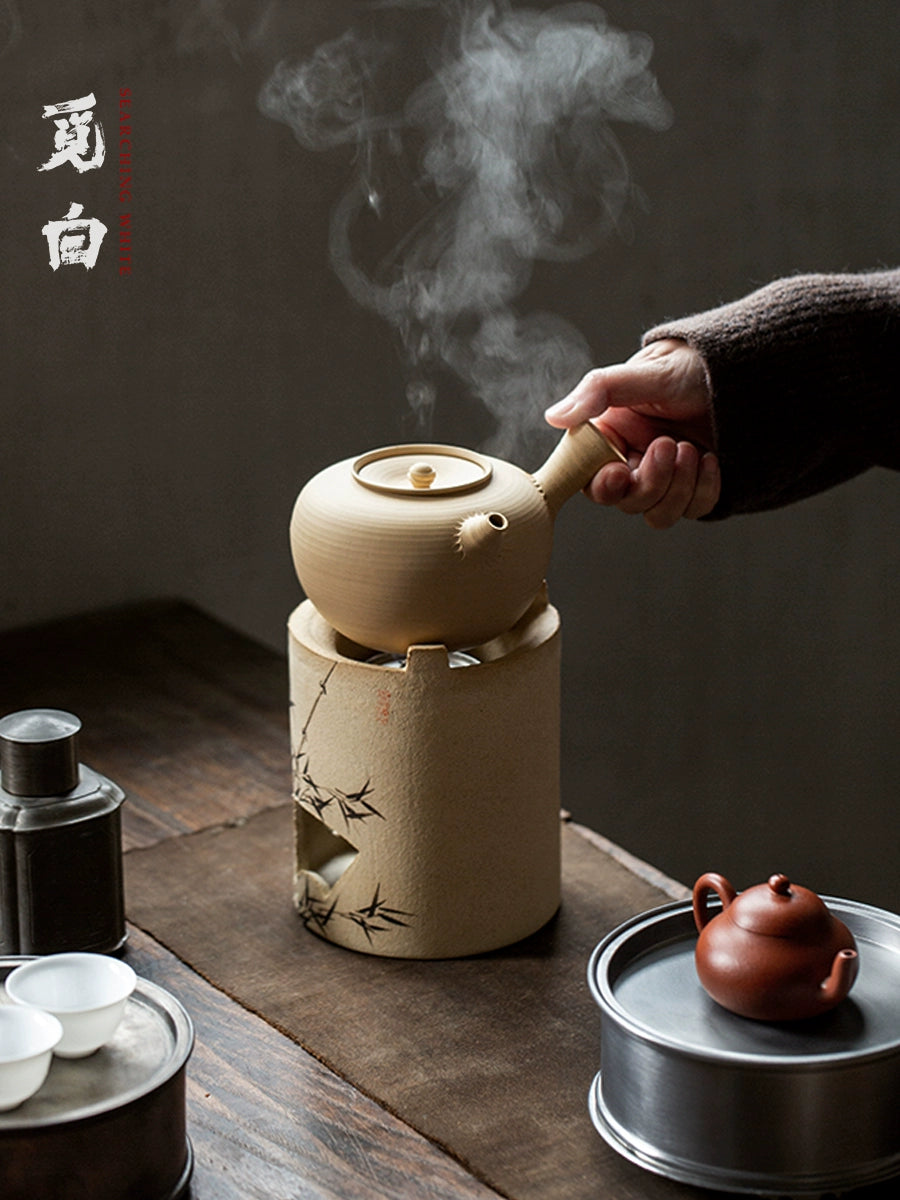 Pure manual charcoal stove for boiling water   Chaozhou Gongfu Tea Road