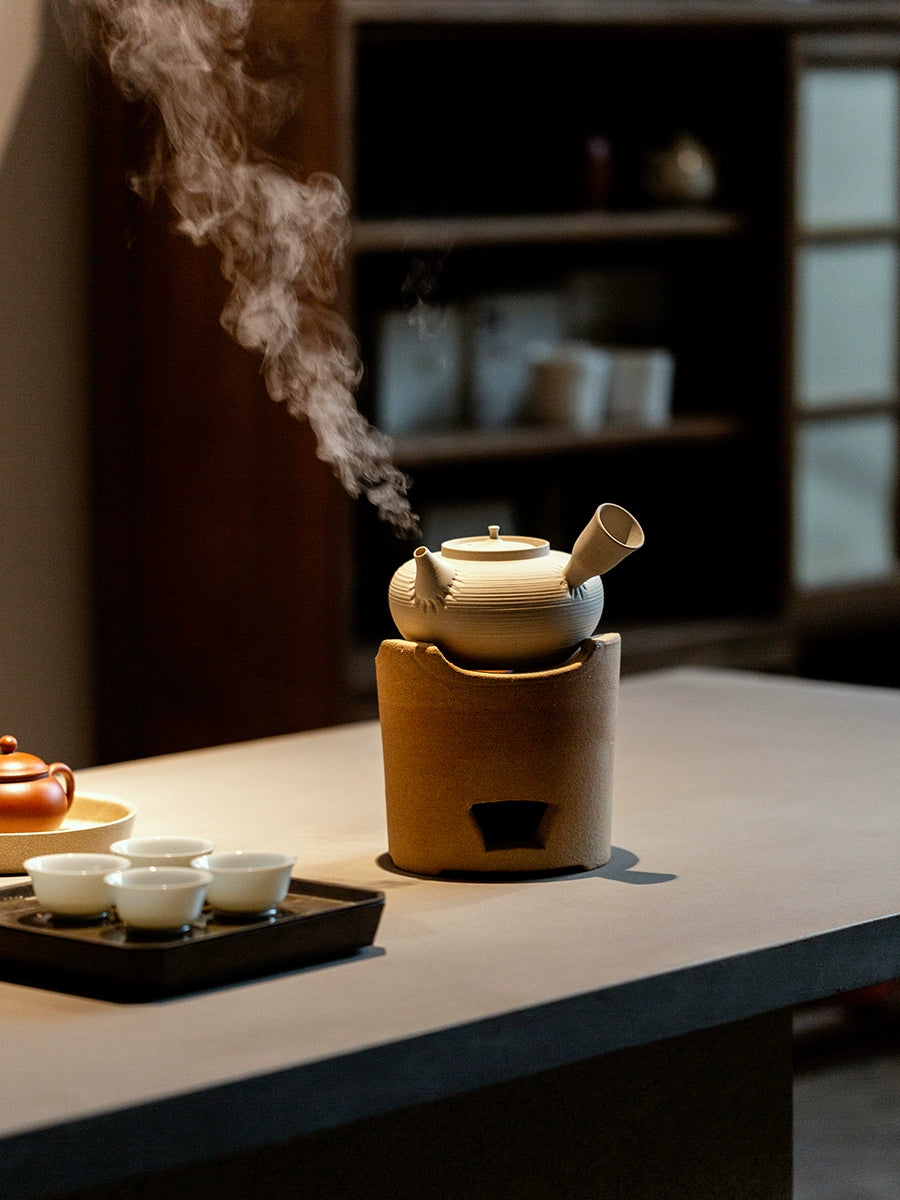 Pure manual charcoal stove for boiling water   Chaozhou Gongfu Tea Road