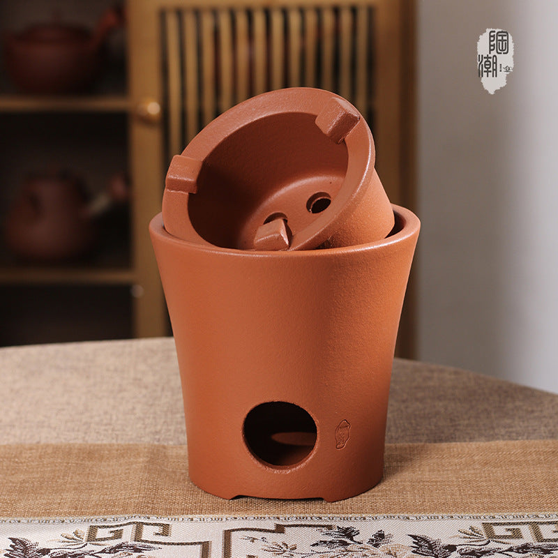 Red peat stove tea pot outdoor stove