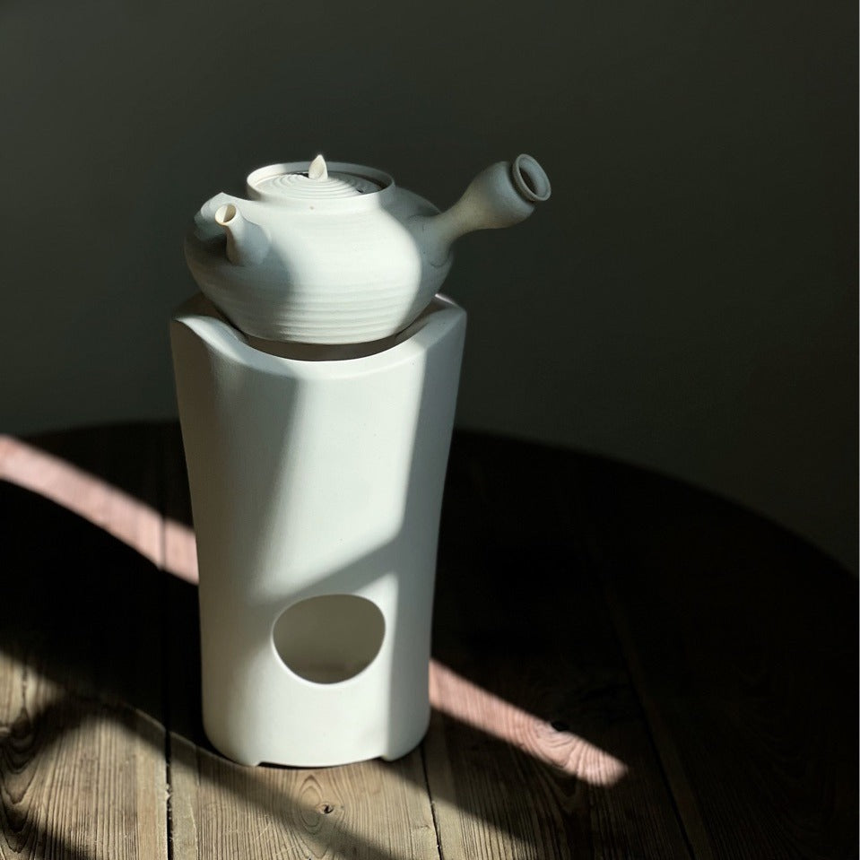 Japanese handmade tea white peat stove tea stove wood charcoal stove water shell