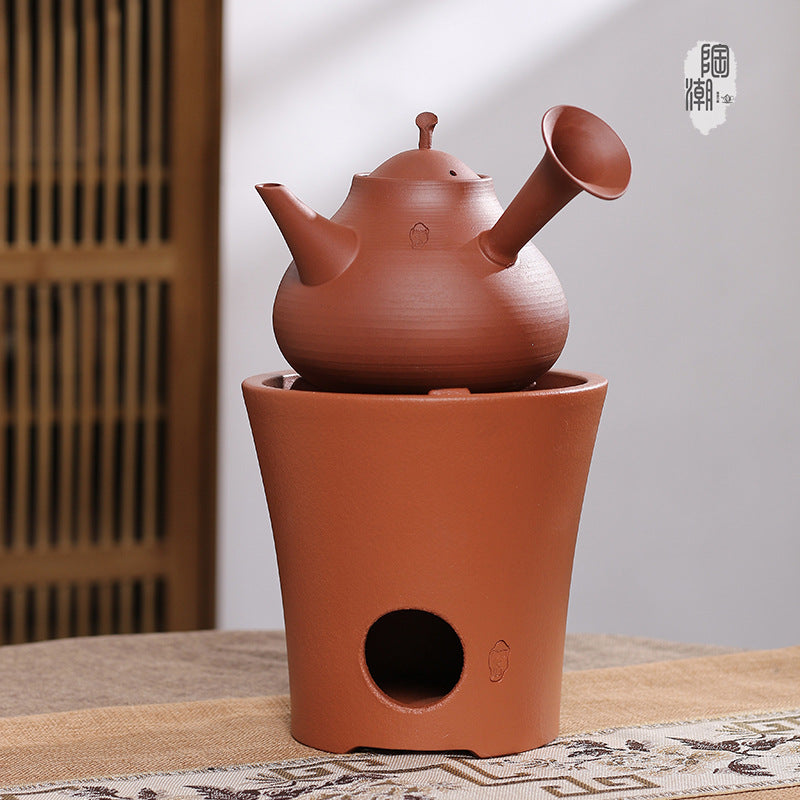 Red peat stove tea pot outdoor stove