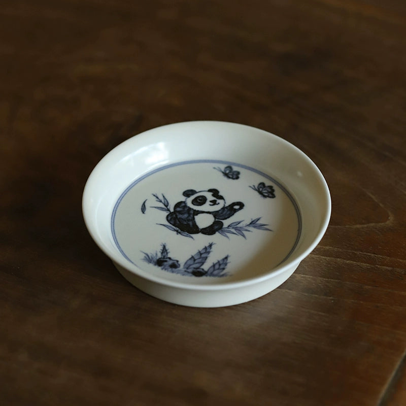 Hand-painted blue and white porcelain small-capacity ceramic tea bowl