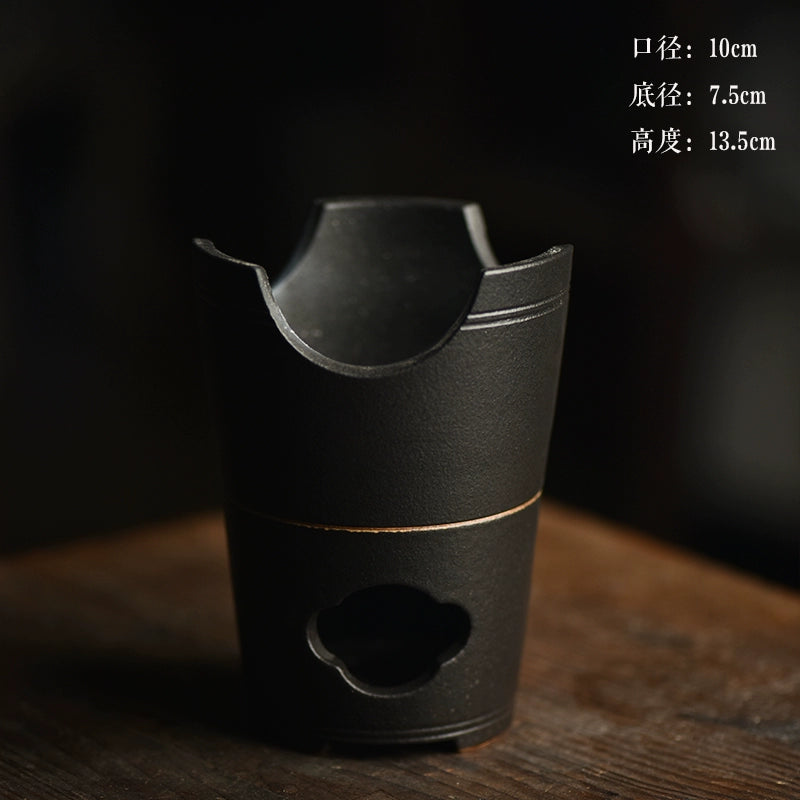 Small side handle pot white pottery teapot electric pottery stove boiling water shell