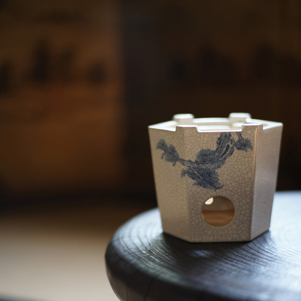 Carbon stove carbon stove pure handmade white mud wind stove charcoal tea stove solid alcohol stove