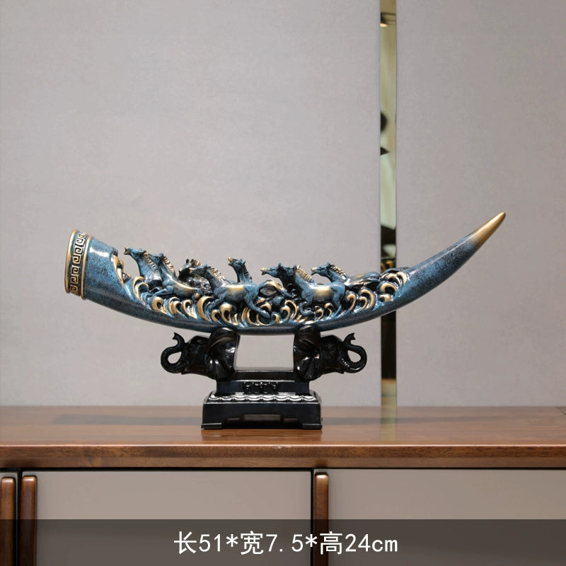 Fat terracotta warriors decoration office TV wine cabinet Wenchuang Xi'an souvenir living room porch crafts