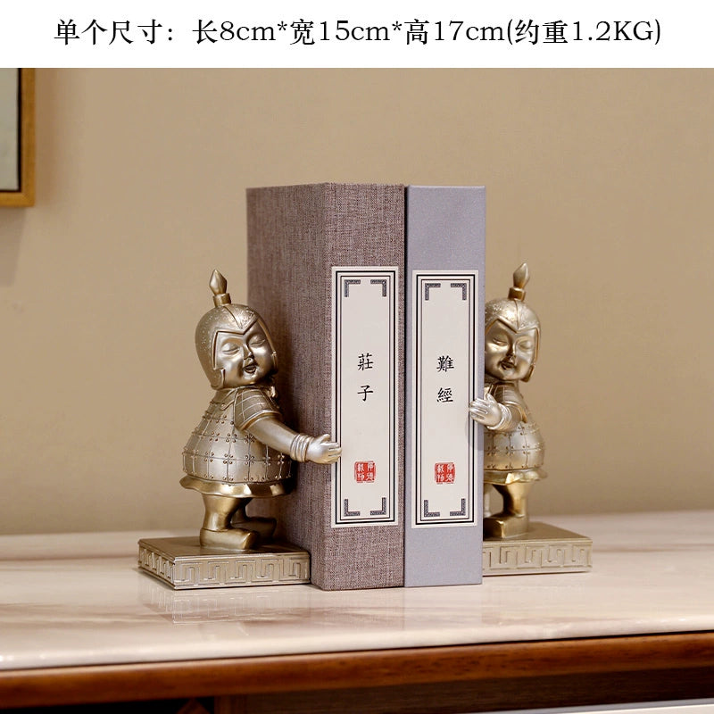 Fat terracotta warriors decoration office TV wine cabinet Wenchuang Xi'an souvenir living room porch crafts