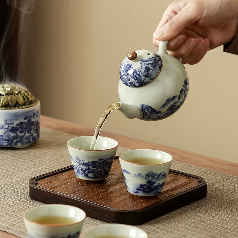 Tea Set Forbidden City Cultural Creation Accompanying Hand Gift