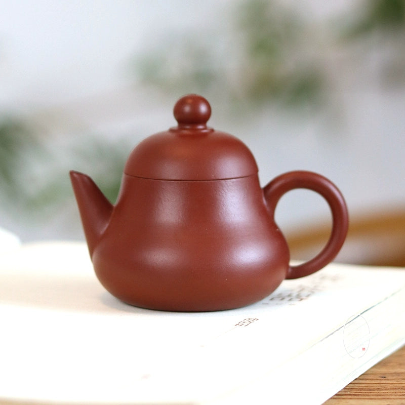 Small pear pot, pear-style pot, Chaoshan Kung Fu teapot, single pot, small Kung Fu tea set, tea Mengchen, Yixing purple sand teapot