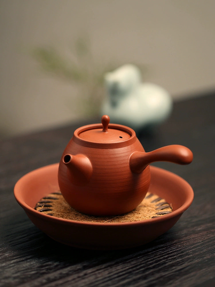 Hand-pulled kung fu teapot    side handle pot filter tea set tea maker