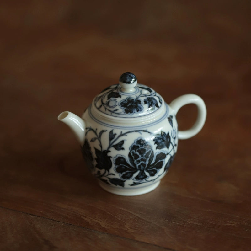 Hand-painted blue and white porcelain small-capacity ceramic tea bowl
