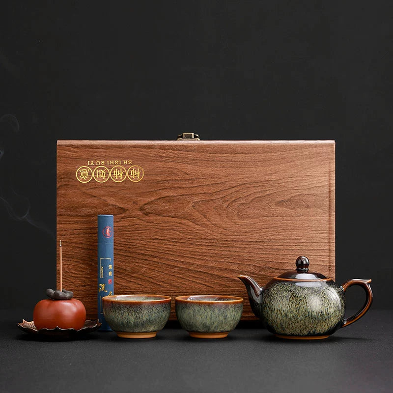 Tea sets, practical gifts, accompanying gifts, seeing guests off.