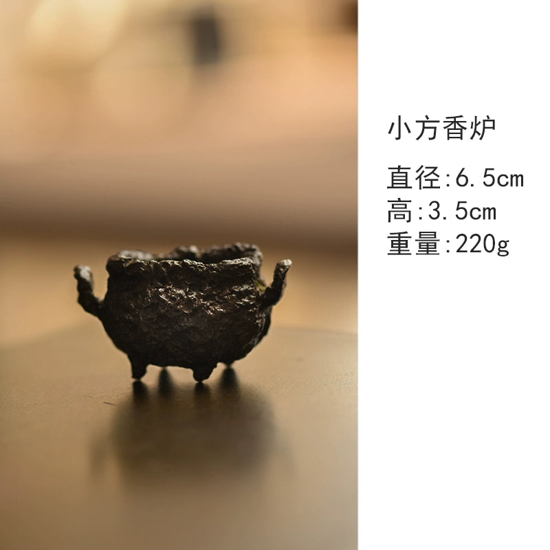 Copper incense burner Chinese retro incense burner decoration incense holder