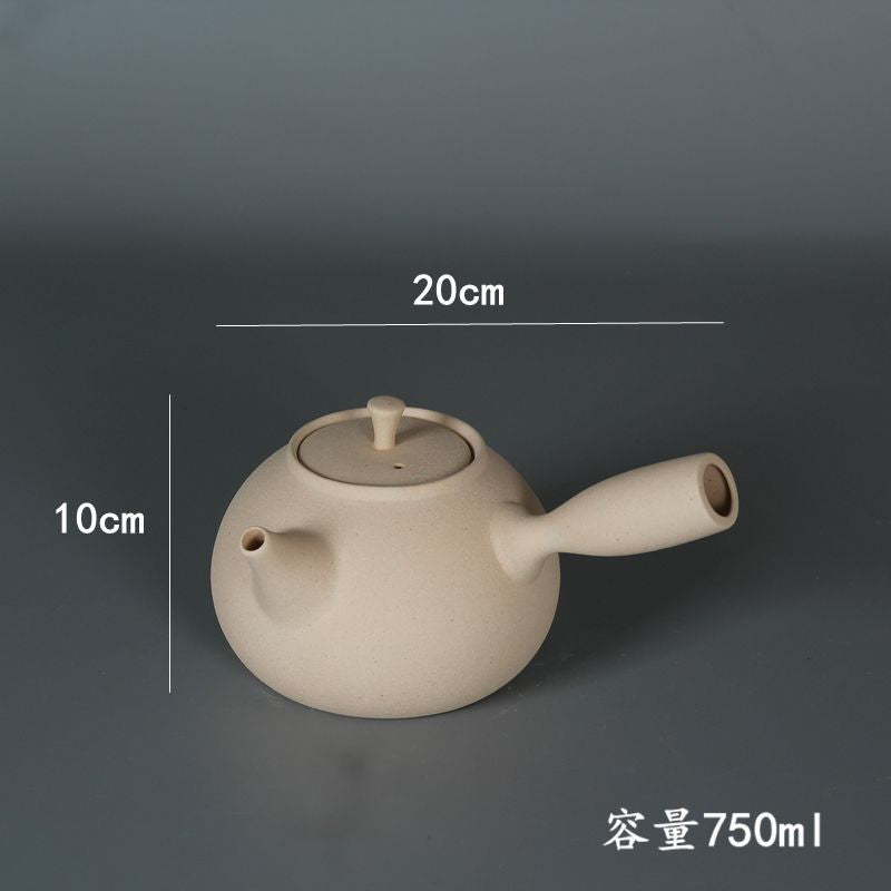 Japanese white clay handmade charcoal stove tea stove boiling water shell