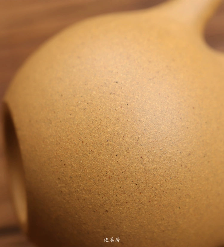 Purple clay pot mini pear water good traditional craft