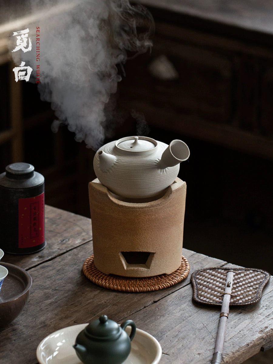 Pure manual charcoal stove for boiling water   Chaozhou Gongfu Tea Road