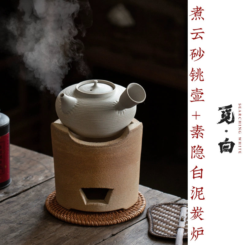 Pure manual charcoal stove for boiling water   Chaozhou Gongfu Tea Road