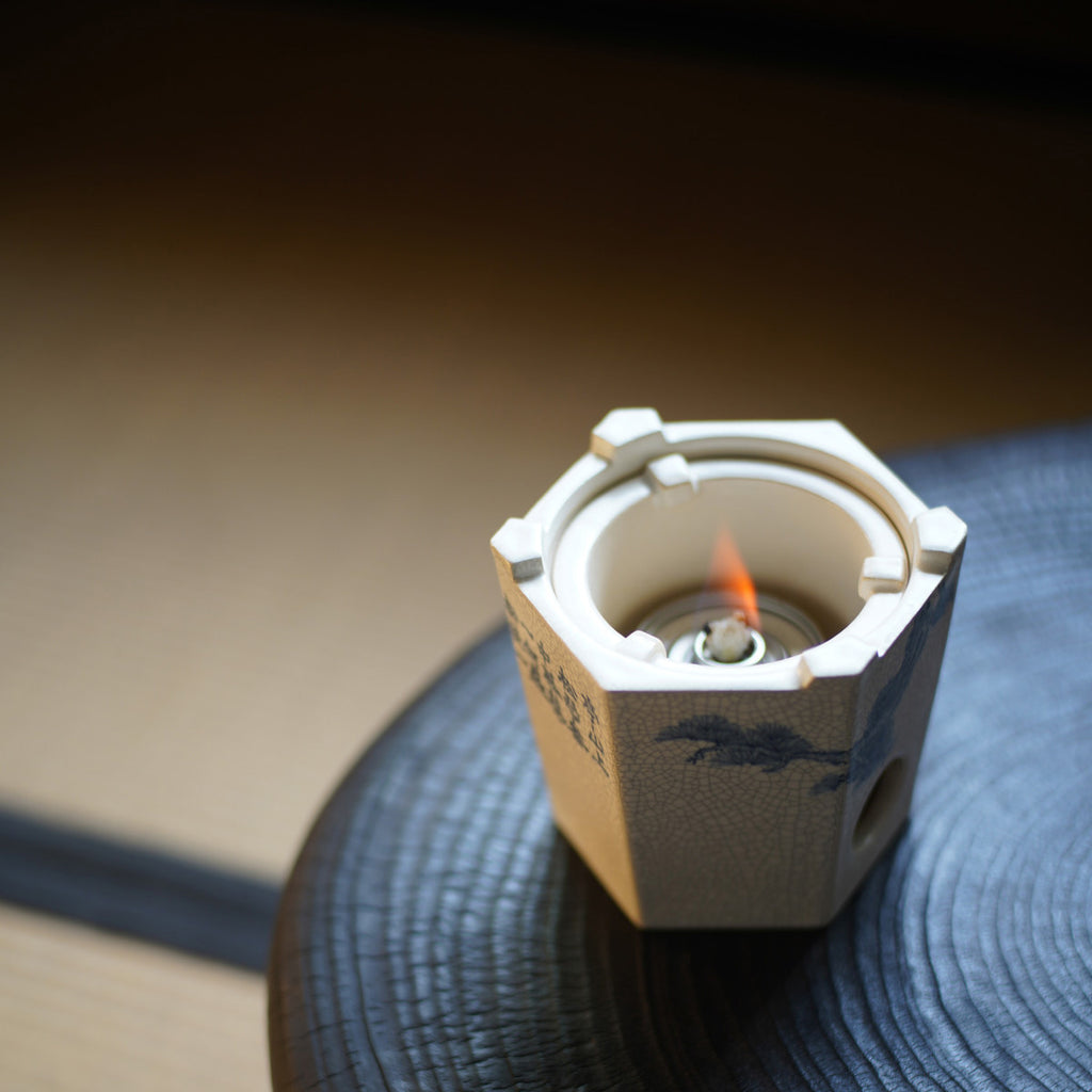 Carbon stove carbon stove pure handmade white mud wind stove charcoal tea stove solid alcohol stove