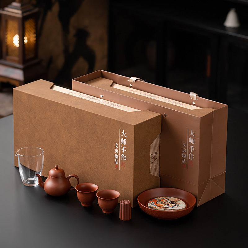 Purple clay pot tea set   Teapot Kung Fu Tea Set