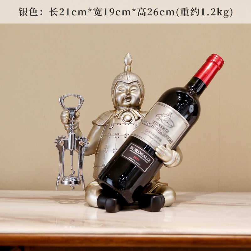 Fat terracotta warriors decoration office TV wine cabinet Wenchuang Xi'an souvenir living room porch crafts