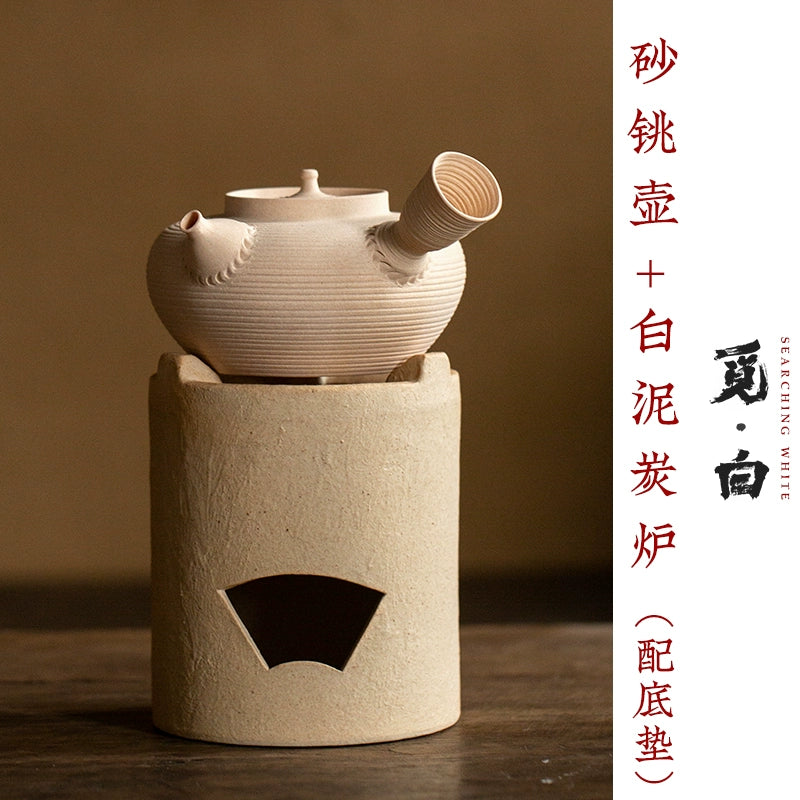 Pure manual charcoal stove for boiling water   Chaozhou Gongfu Tea Road