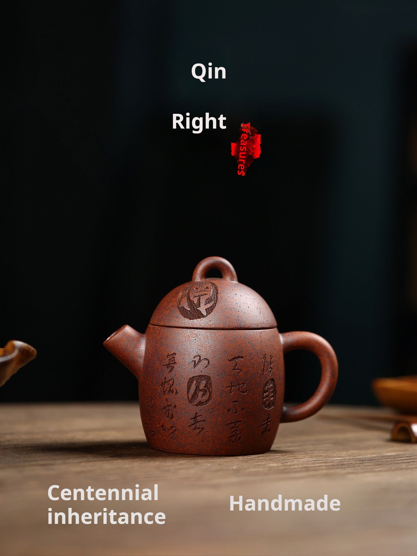 Yixing authentic purple sand master handmade keel gold sand cannon mouth Qin Quan household kung fu tea set 180cc sketch